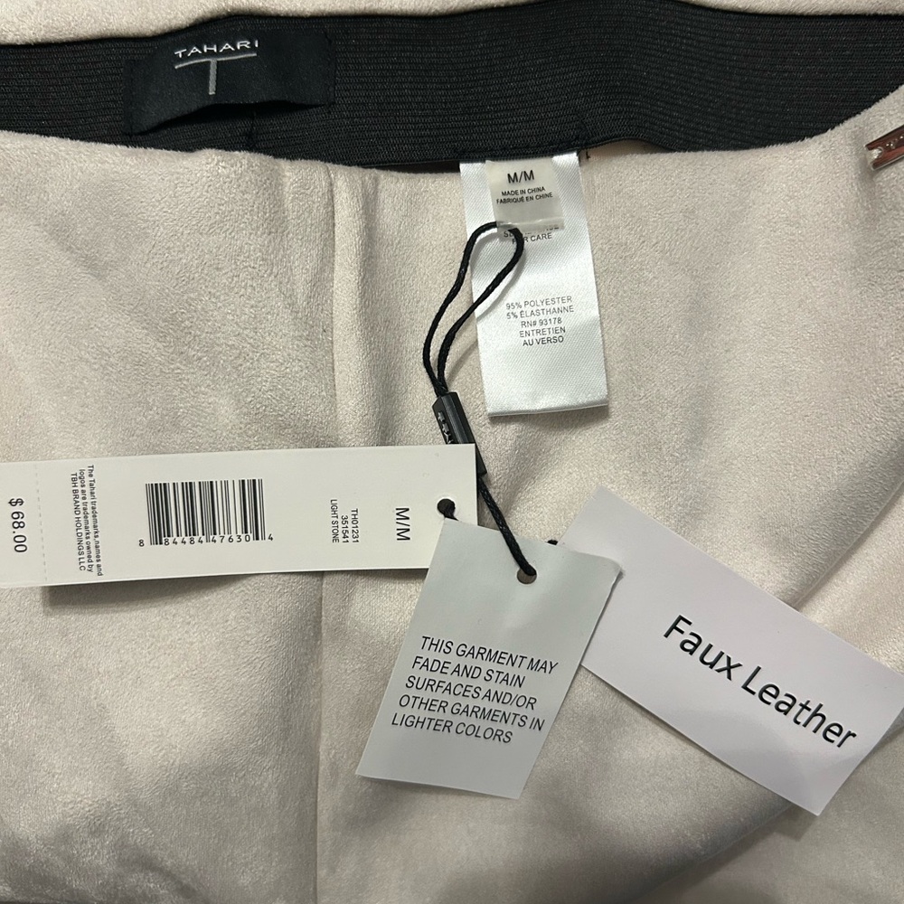Tahari Cream Trousers - Picture 4 of 4